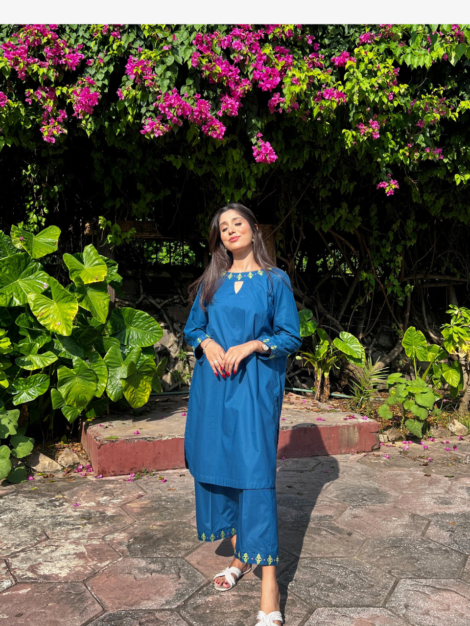 Two Piece Blue Cambric - Image 5