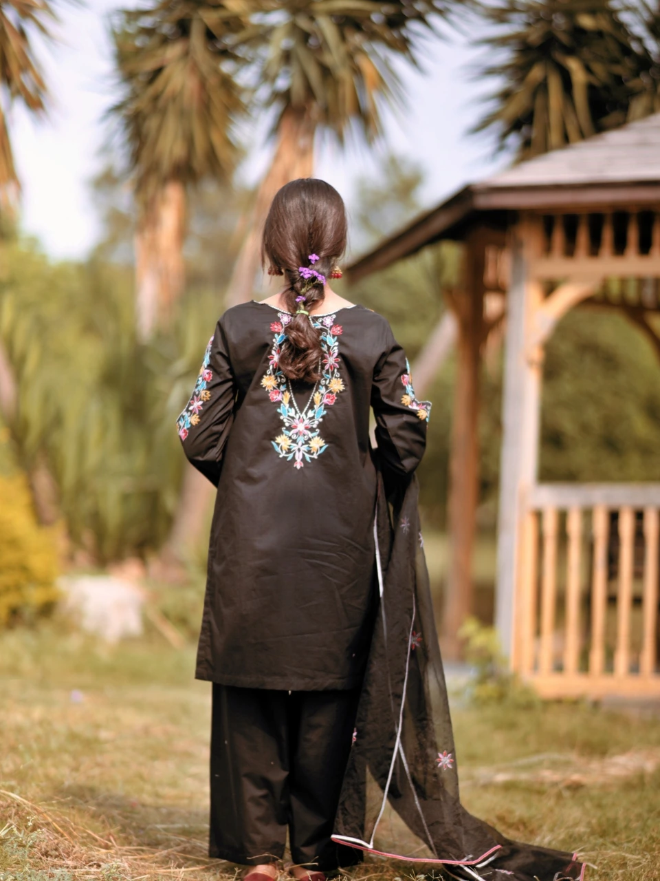 Two Piece Black Cambric - Image 4