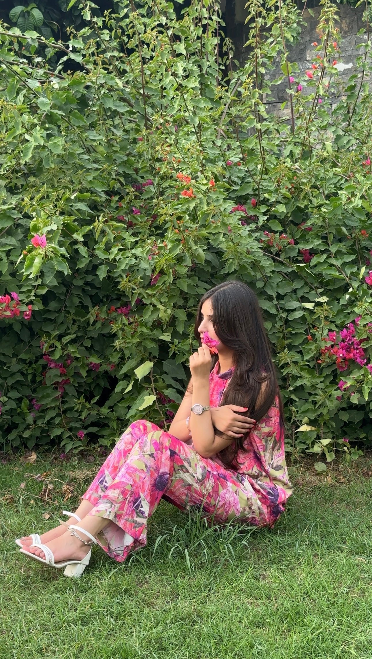 2P-Pink Blossom-Pashmina - Image 2