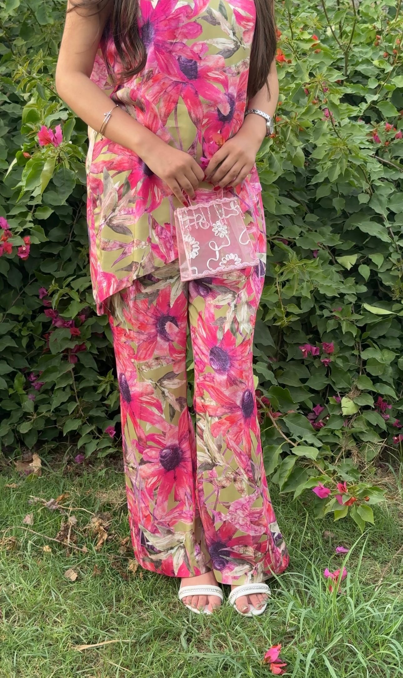 2P-Pink Blossom-Pashmina - Image 3