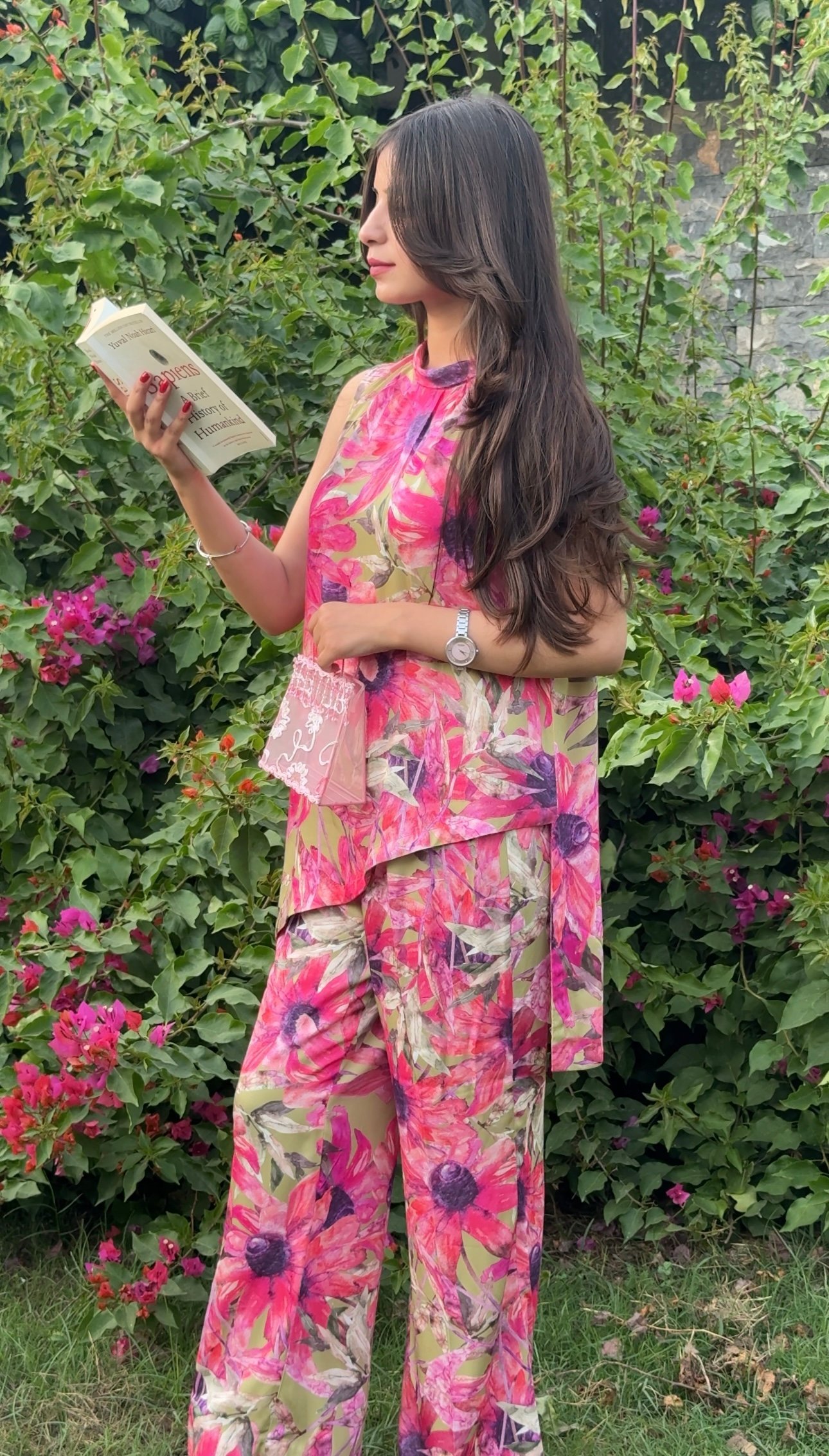 2P-Pink Blossom-Pashmina - Image 5