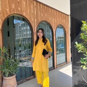 2P-Mustard-ChikanKari Lawn